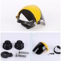 Safety PC Plastic Welding Helmets Auto Darkening Transparent Face Cover Anti Splash 5 Colors Protective Welder Welding Supplies. 