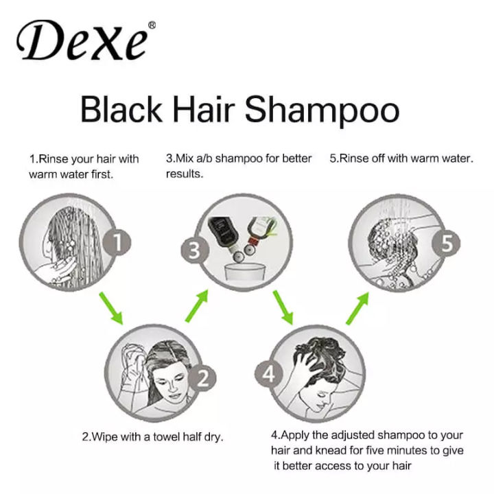 Dexe%20Black%20Hair%20Color%20Shampoo%2025ml%20Pack%20of%2010%20-%20Image%203