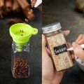 Spice Jars Set with Lids - 120 Ml Container for Storing Spices. 