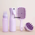 4Pcs Professional Barber Combs Set Scalp Massage Comb Detangling Hair Brush Hairdressing Hair Dye Applicator Bottle Salon. 
