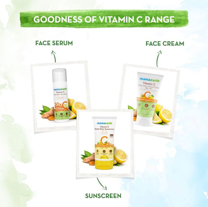 Mamaearth%20Daily%20Glow%20Sunscreen%20SPF%2050%20PA+++,%20No%20White%20Cast%20With%20Vitamin%20C%20And%20Turmeric%20For%20Sun%20Protection%20And%20Glow%20-%2050%20g%20-%20Image%203