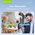BAVIN SC801 Smart Security Lens Bulb CCTV Camera 3MP WiFi Camera w/Motion Tracking Alarm System. 