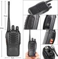 Boa_Feng Professional 2 Way Radio Long Range 16 Channels VOX BF-888S Rechargeable Intercoms, Anti Interference Long Range Handheld Radios Earpieces Battery and Charger included(2 Pack). 