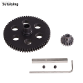 Sutuiying Profesional Anrushide For Wltoys 1/12 124006 12423 12427 12428 12429 RC Car Metal Sales promotion Upgrade Parts Accessories Motor Gear Reduction Gear. 