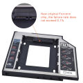 Universal Cady 12.7MM SATA 3.0 2nd HDD Caddy 2.5" SSD CD DVD to HDD Case Enclosure CD-ROM ODD Opti bay. 