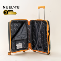 NUELITE KANSAI Set of 3 Luggage | 8 Wheel Spinner Trolley Bag | Anti-Theft Zipper Integrated Lock Extra Security | Multi Color Design Hard Shell Suitcase. 