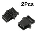 2PCS Panoramic Sunroof Sun Visor Fixed Buckle Sun Shade Clip Black Plastic for 2017-2021. 