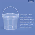 150ML-1500ML BPA-Free Empty Plastic Bucket with Lid Airtight PP Jars Clear Container for Bulk Food Storage MENGYU. 