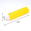 Silicone Stationery Bag Zipper Bag for School Use Homework Primary Students. 