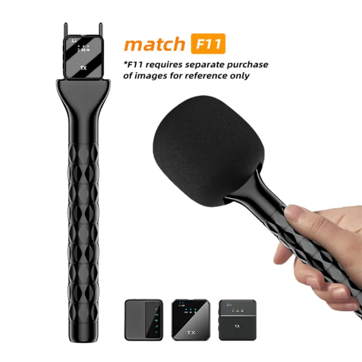 Handheld Wireless Interview Interview Go Mic Handle Adopter Microphone ...