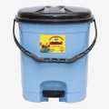 Gem Plasticware Stylex Pedal Bin 414 Blue | Lightweight And Easy To Use Versatile Pedal Bin | Strong And Durable Material. 