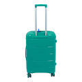 Crocodile | Medium (24 inch) | Hard | 100% Polypropylene (PP) | 8 Wheeler Travel | Expandable | Anti Theft | TSA Lock. 