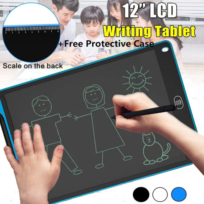 Writing Mini Tab Ultra Thin 12 Inch LCD Writing Tab Digital Drawing Tab Handwriting Pads ...