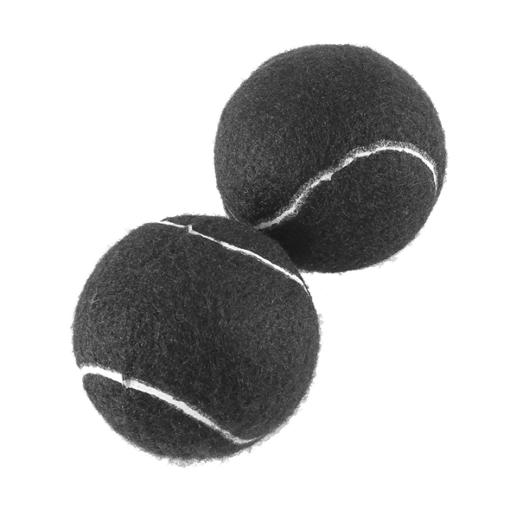 8 PCS Precut Walker Tennis Ball for Furniture Legs and Floor Protection, Heavy Duty Long Lasting Felt Pad Covering,Black