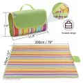 KOJA Picnic Mat Camping Equipment Picnic Blanket Sand Proof Beach Blanket Oxford Waterproof For Outdoor Picnic Mat Small Size145*200cm. 