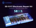 SUNSHINE SS-5117 Screwdriver Set Bits Kit 58 in 1 for Phone Mobile IPad Camera Maintenance Tools Screwdriver Set. 