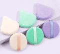 MAANGE 6Pcs Reusable Soft Triangle and Round Velvet Powder Puff Mini Face Makeup Washable Sponge MAG51156-6. 
