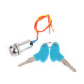 New Arrival 1 Set 2 Wire Key Ignition Switch Lock Motorcycle Go Kart Scooter Bike Switches For Motorcycle Electrical System YULING. 