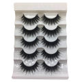 New Portable Eay to Ue 5 Pair Natural Fale Eyelahe Handmade Natural Thick Long Cro Lifelike Wipy Fluffy Buhy Curling Eye Lahe et Beauty MakeUp Extenion Cometic Tool. 