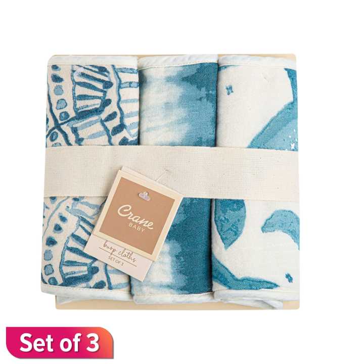Caspian 3 Pc. Burp Cloths