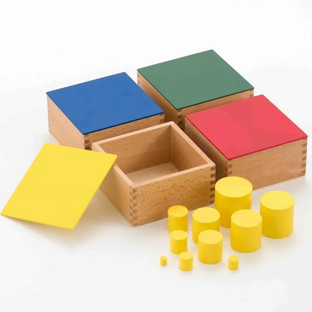 Vicky Montessori Knobless Cylinders Set Of 3 Box | Daraz.com.np