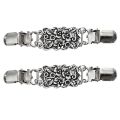 fasdaga 2X Retro Cardigan Clip Sweater Clip Women Filigree Cinch for Back of Dresses Shawl Clip. 