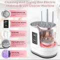 3 IN 1 Electric Makeup Brush Cleaner Machine With Dryer, USB Portable Automatic Cosmetic Brushes Cleaner. 