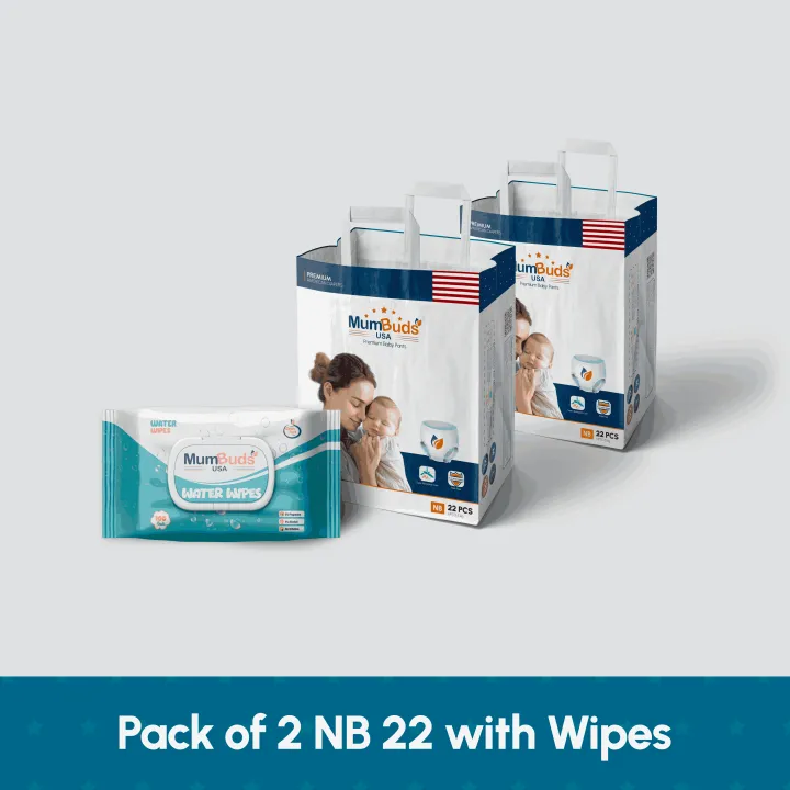 MumBuds%20USA%20Ultrathin%20Baby%20Diapers%20Newborn%20(2%E2%80%935kg)%20%E2%80%93%2022%20pcs%20(Pack%20of%202)%20Tape%20Style%20+%20100%20pcs%20Baby%20Water%20Wipes%20%7C%20Ultra%20Soft,%20Breathable%20&%20Sensitive%20Skin%20Safe%20Baby%20Care%20Combo%20Pack%20-%20Image%202