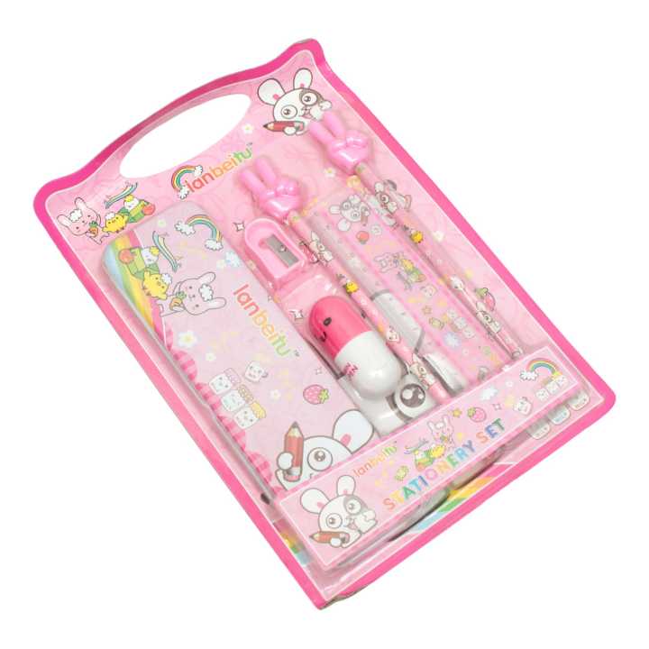 Lanbeifu%20Pink%20Color%20Stationery%20Set%20-%20Image%203