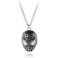 New Avengers Superhero Spiderman Necklace Trendy Vintage Jewelry Accessories for Women Man Classic Spider Man Mask Necklace. 
