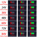 Car Battery Charge Level Indicator 12V 24V 36V 48V 60V 72V Lithium Battery Capacity Meter Tester Display LED Tester Voltmeter. 