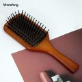 Wenefang Wooden Airbag Massage Comb Scalp Care Female Curly Hair Household High Quality High-grade Anti-static Hair Loss Large Board Makeup Comb. 