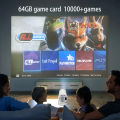 HY300 Smart Projector Android 13 Mini Home Theater Full HD 1080P WiFi Bluetooth HDMI USB Portable Projectors With Game Console. 