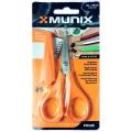 Kangaro Munix Stainless Steel Scissors | SL-1150C | 128 mm | Home & Office Use | Ergonomic & Soft Handles for Easy Handling. 