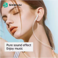 SIKENAI MX2 Flat-Ear Stereo Music Headset With Intelligent Noise Reduction Interface & High-Definition Call (3.5mm). 