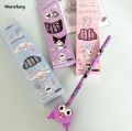 Wenefang Cartoon Sanrio My Melody Cinnamoroll Pochacco 12 pieces box with Fashion pencil sharpener wooden pencil student sketch pen writing pen. 