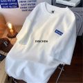 DISICHEN Fashion Waffle T-shirts For Men Basic Tee Casual T shirt Oversized Tops 2023 Quality Unisex Short Tshirts Tees Men Clothing Luxury. 