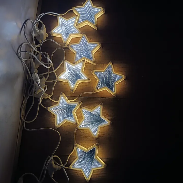 LED%20Star%20Infinity%20Mirror%20Decorative%20Hanging%20Light%20-Set%20of%208%20Stars%20-%20Image%205