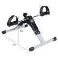Mini Cycle - Folding Fitness Pedal Stationary Under Desk Indoor Exercise Bike For Arms Legs | Portable Pedal Exercise Bike. 