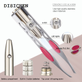 DISICHEN New 1PC LED Eyebrow Tweezer Oblique Tip Stainless Steel Eyebrow Trimming Clip Eye Hair Removal Prune False Eyelash Clamp Makeup Tool. 