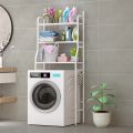 Washing Machine Storage Rack Over Toilet Above Washer Dryer Standing Bathroom Organizer 3-Tier Space Savor Laundry Shelf. 