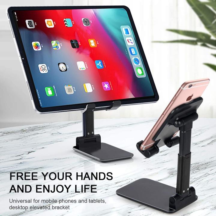 Foldable%20Mobile%20Stand%20Tabletop%20Stand%20Adjustable%20Phone%20Holder%20iPad%20Stand%20For%20Bed%20,Table,%20Office%20Compatible%20With%20All%20Smartphones%20-%20Image%207