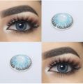 Sapphire Blue Contact Lens. 