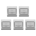ARELENE 5X Hotel Switch Delayed Off Energy-Saving Induction Card Three-Wire Induction 40A Low Frequency 220V. 