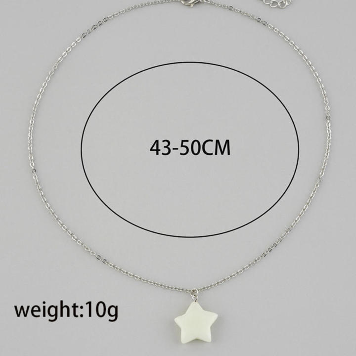 Glow Necklace Pendant Necklace Stylish Jewelry Jewelry Gift Luminous Pendant Natural Stone Jewelry Stone Pendant Unisex Necklace Glow In The Dark Necklace for Party Necklace Daily Wear Jewelry Hipster