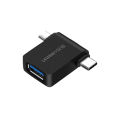 Ugreen Micro USB+ USB-C to USB 3.0 OTG Adapter. 