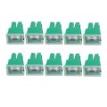 10 x Green 40A Female Plug in Blade PAL Fuse for Car. 