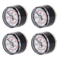 NAMUNY 4X Scuba Diving Air Mini Micro-Pressure Gauge Manometer Manometer 16Bar,1/8 NPT Thread. 
