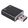 FORIDE 3X 7.1-Channel Aluminum Alloy USB Sound Card Computer External Sound Card USB7.1 Sound Card Analog Sound Card. 