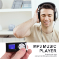 USB clip player MP3 player LCD screen 16GB mini SD TF card. 